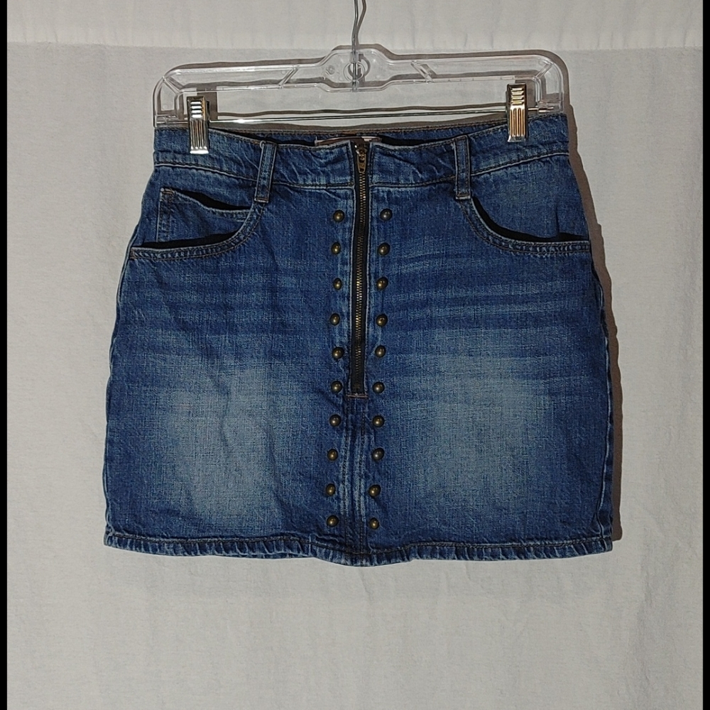 BCBGeneration Denim Mini Skirt